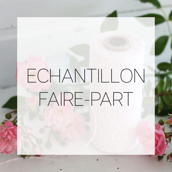Echantillon faire-part